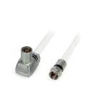 TELEVES - F- Anschlußkabel 5.0m St./Quick-W.-St. 120dB HQ
