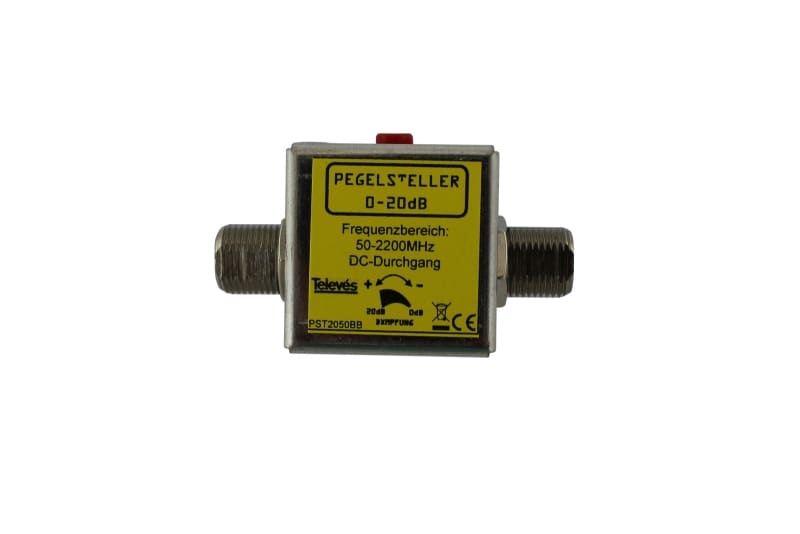 TELEVES - Pegelsteller Buchse/Buchse 20dB 5-2200 MHz DC