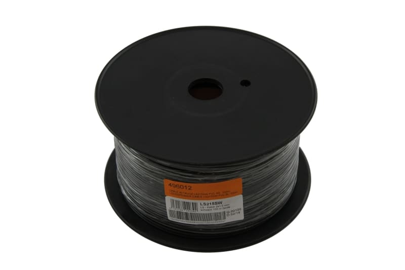 TELEVES - LS - Kabel 2x1.5 mm schwarz 100 m Spule