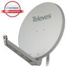 TELEVES - MS! SAT-Spiegel-ALU 85x95cm weiss