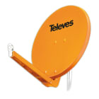 TELEVES - 75 x 85 cm ''QSD'' - Alu-Reflektor orange