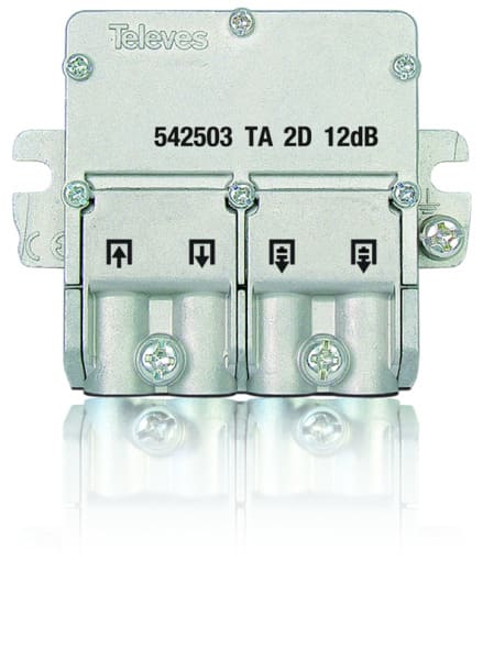 TELEVES - Easy-F -Abzweiger 2-fach 5-2400 MHz AD:12dB