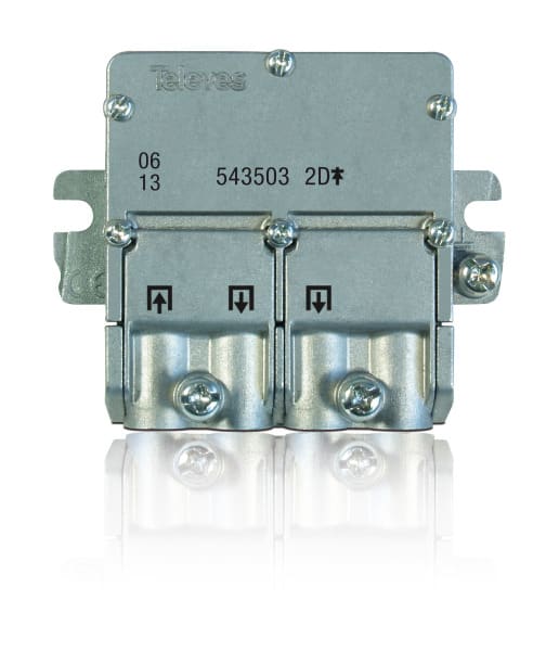 TELEVES - Easy-F -Verteiler 2-fach 5-2400 MHz VD:5dB DC A->E