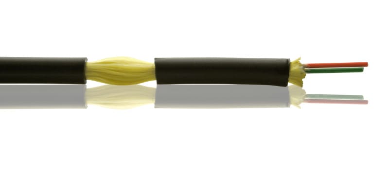 TELEVES - Optisches Kabel 2 Fasern Monomode LSFH  f.Aussen 200m