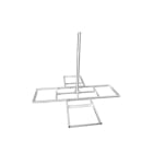 TELEVES - Flachdachständer f.125cm Spiegel 4/8 Betonplatten 50x50cm
