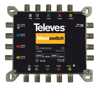 TELEVES - Abzweiger 5-fach Guss - Nevo AD: 15 dB