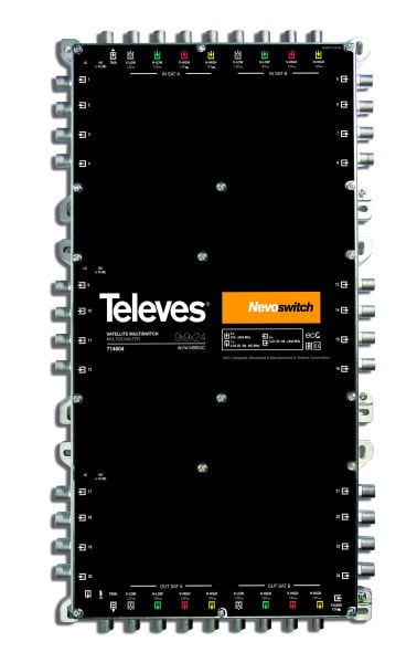 TELEVES - Multischalter-Guss 9 in 24 NEVO kaskad. ohne Netzteil