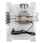 TELEVES - Montageplatte mit NEVO-Multischalter 5in8+Potentialausgleich