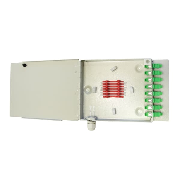 TELEVES - Optische Spleiss-Box bis 8 SC/APC-Stecker