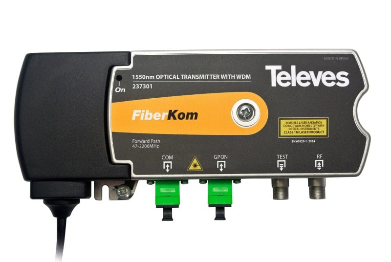 TELEVES - FTTH - Sender SAT und DVB-T2 über eine Faser