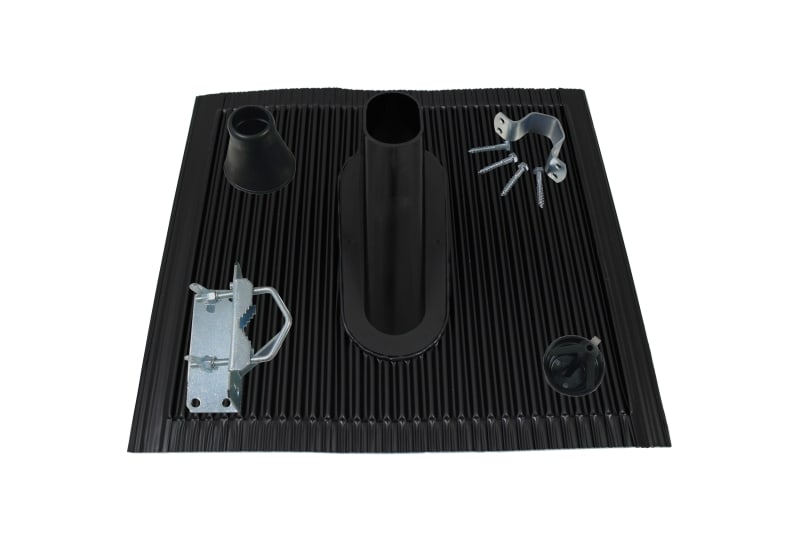 TELEVES - Mastzubehör-Set 48/50mm Aluziegel schwarz
