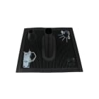 TELEVES - Mastzubehör-Set 48/50mm Aluziegel schwarz