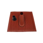 TELEVES - Montageset für SPAHA 100/120.. Aluziegel rot