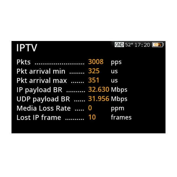 TELEVES - H30Evolution Option IPTV - Analyzer