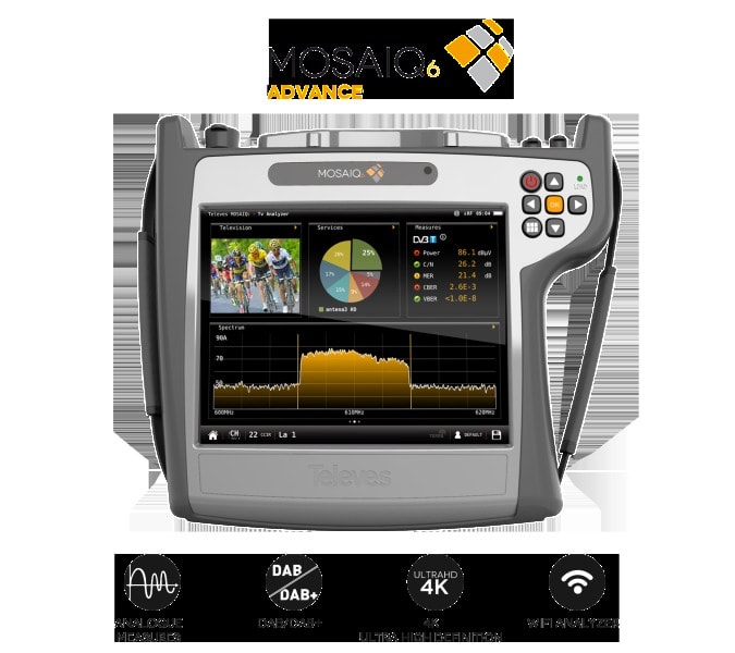 TELEVES - MOSAIQ-Advance T/T2/S/S2/C + CI+OR selektiv WiFi ANA DAB 4K