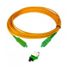 TELEVES - SC/APC Buchse Keystone + Patchkabel LSFH Dca 15m