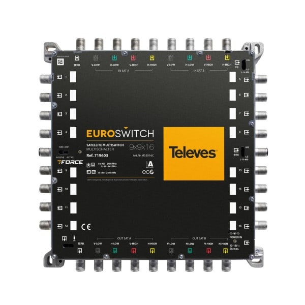 TELEVES - Multischalter 17 in 16 Euroswitch kaskadierbar