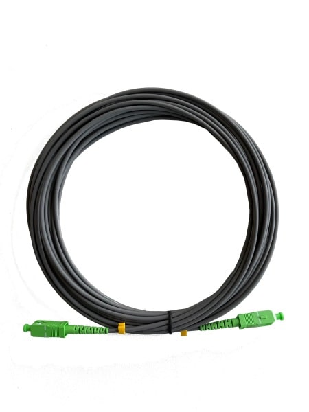 TELEVES - Fiberglaskabel geschirmt 10m mit 2 x Stecker SC/APC