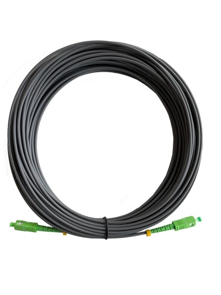 TELEVES - Fiberglaskabel geschirmt 20m mit 2 x Stecker SC/APC