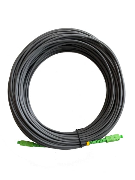 TELEVES - Fiberglaskabel geschirmt 40m mit 2 x Stecker SC/APC