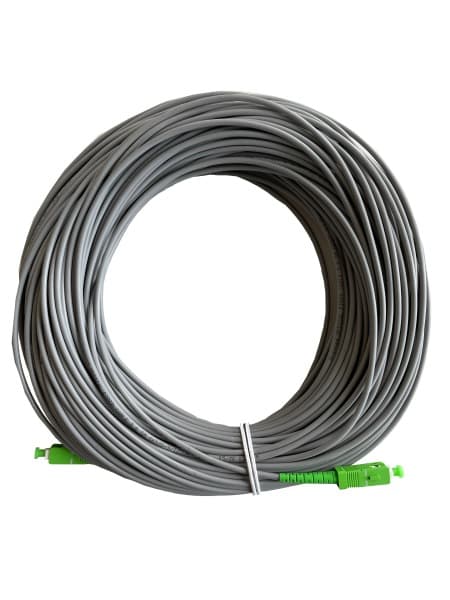 TELEVES - Fiberglaskabel geschirmt 50m mit 2 x Stecker SC/APC