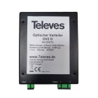 TELEVES - Optischer 2-fach Verteiler,  Anschlüsse SC/APC - Buchsen