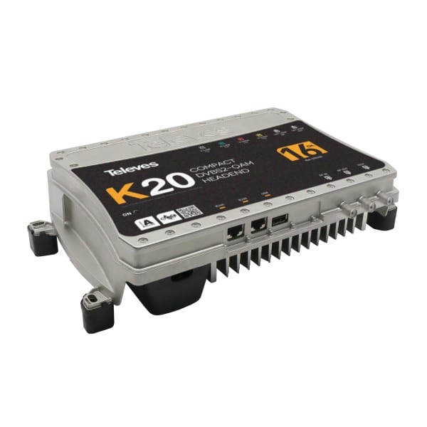 TELEVES - K20-Kompaktkopfstelle 16 Transponder DVB-S2 in QAM