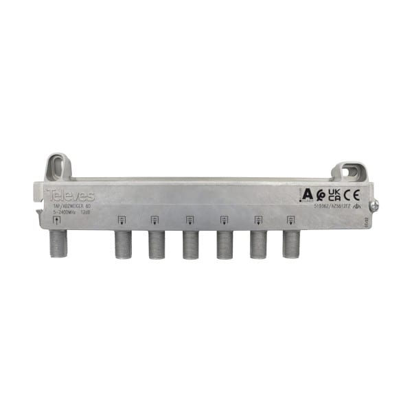 TELEVES - Abzweiger 6-fach 5-2400 MHz AD:12dB DD:2,5/2,6dB