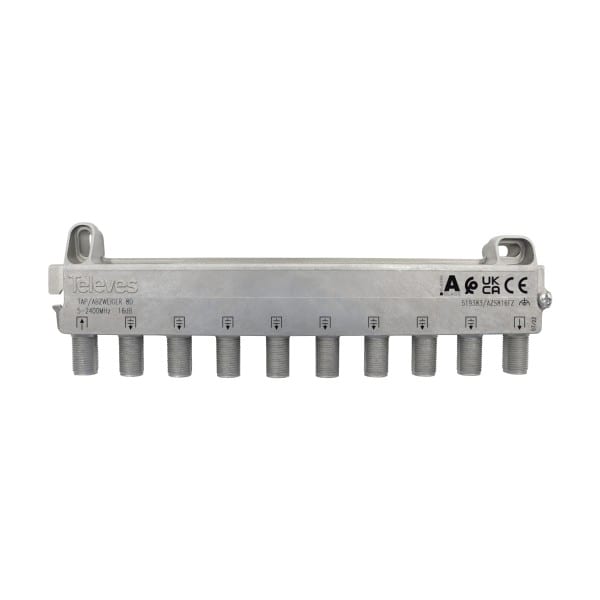 TELEVES - Abzweiger 8-fach 5-2400 MHz AD:16dB DD:1,2/2,0dB