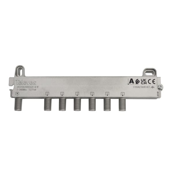 TELEVES - SAT-Verteiler 6-fach 5-2400 MHz VD: 11dB