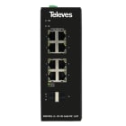 TELEVES - Ind.Sw. L2+ 8xGbE (PoE+) + 2xSFP Ohne PSU