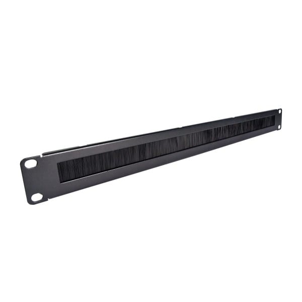 TELEVES - Frontblende 19'' 1HE, 1 Loch mit Bürstenleiste