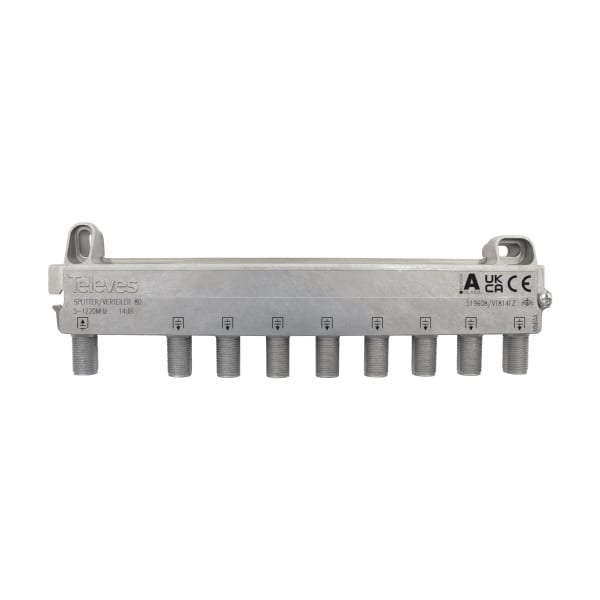 TELEVES - BK-Verteiler 8-fach 5-1218 MHz VD: 14 dB