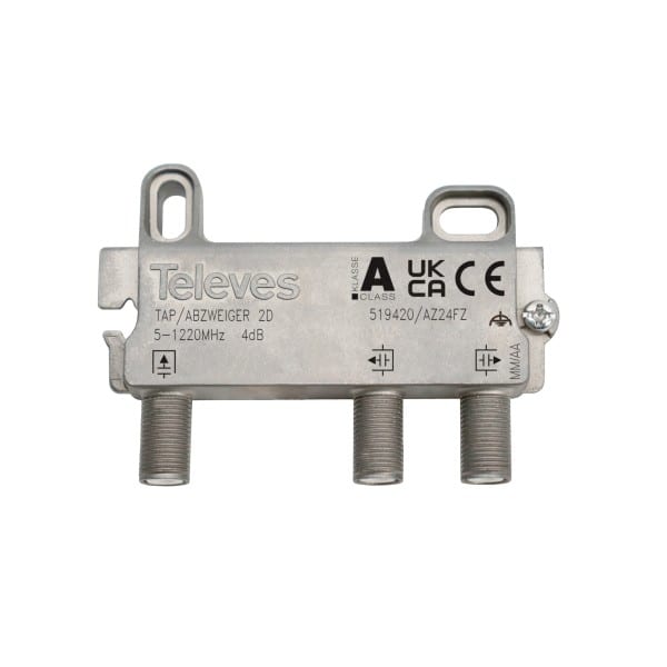 TELEVES - End-Abzweiger 2-fach 5-1220MHz AD: 4dB