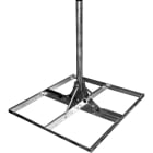 TELEVES - Flachdachständer f.100cm Spiegel 4 Betonplatten 50x50cm