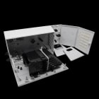 TELEVES - Opt.Spleiss-Box bis 48 SC-Simplex/LC-Duplex Stecker