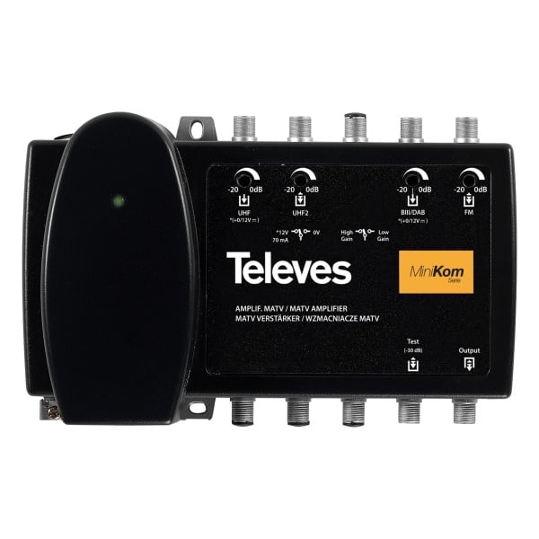 TELEVES - Mehrbereichsverstärker 4 Eing. UKW/VHF/2xUHF