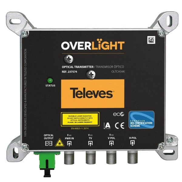 TELEVES - Overlight Opt. Sender 9dBm Ch34 DWDM SC/APC In.