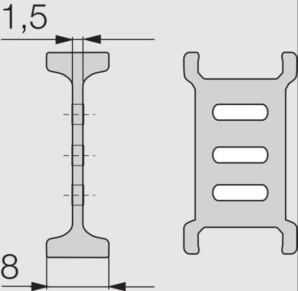 IGUS - Serie E4.21 Trennsteg ,T2102 unmontiert