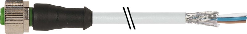 MURRELEKTRONIK - M12 Bu. ger. geschirmt mit freiem Ltg.-ende