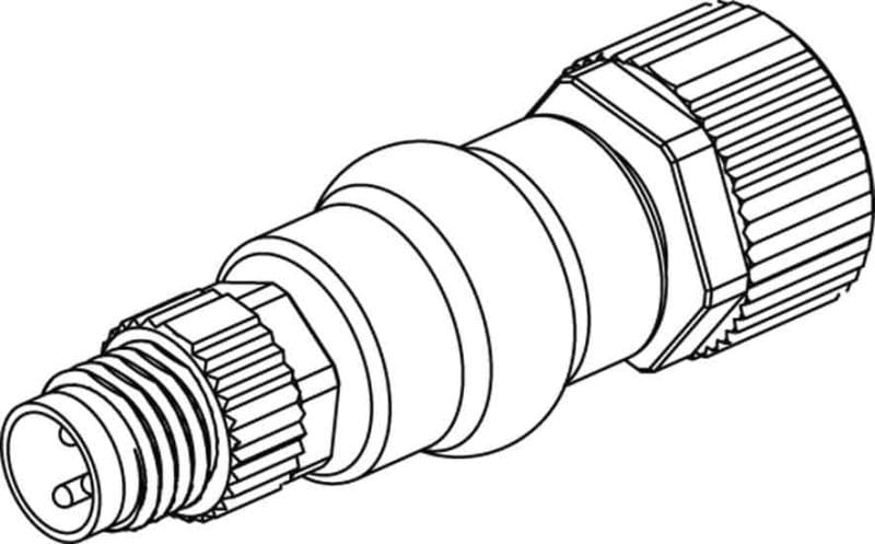 MURRELEKTRONIK - Adapter M8St. 3p. / M12Bu. 3p. Belegung 1,3,4