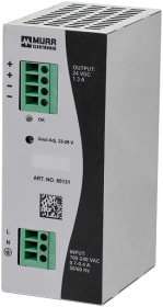 MURRELEKTRONIK - Eco-Rail-2 Schaltnetzteil 1-ph,IN: 90-264 VAC OUT:24V/1,3ADC