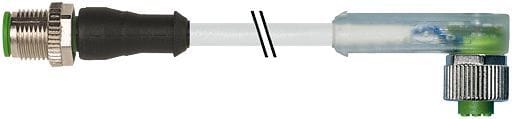 MURRELEKTRONIK - M12 St. ger. auf M12 Bu. gew. mit LED