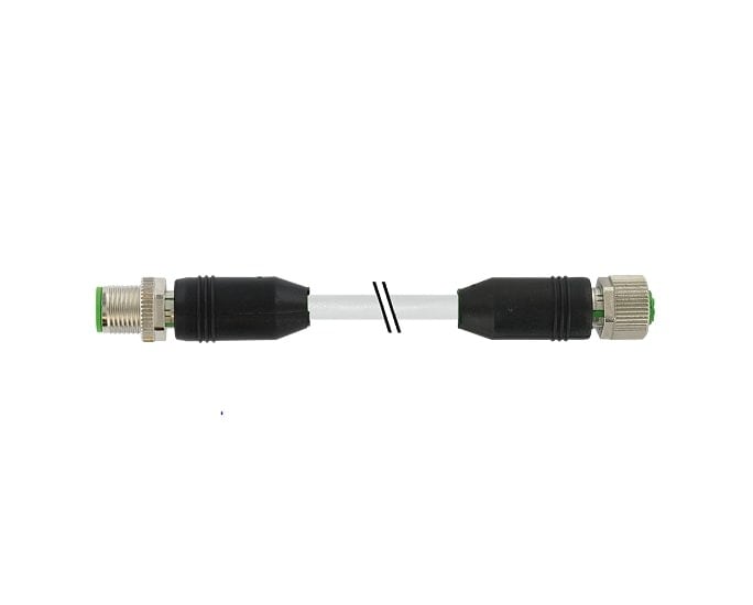 MURRELEKTRONIK - M12 St. ger. auf M12 Bu. ger. geschirmt