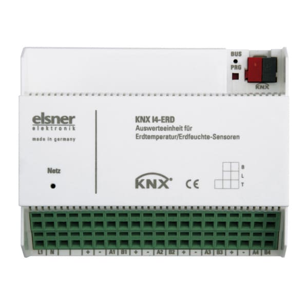ELSNER - KNX Auswerteeinheit für Erdtemperatur und Feuchte I4-ERD REG