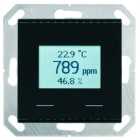 ELSNER - KNX 55x55mm AQS/TH-UP Touch schwarz glänzend
