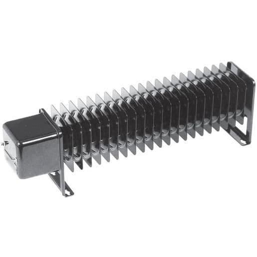 CARLO - Rippenrohrheizkörper 500W schwarz