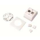 SYSTIMAX - AP Datendose 2 Port leer RAL9010 für GigaSPEED Module