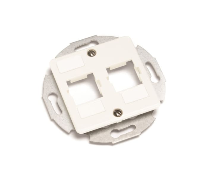 SYSTIMAX - UP Datendose 2 Port leer RAL9010 für GigaSPEED Module