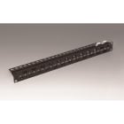 SYSTIMAX - Patchpanel 19'' 24 Port 1HE leer schwarz für GigaSPEED Modul